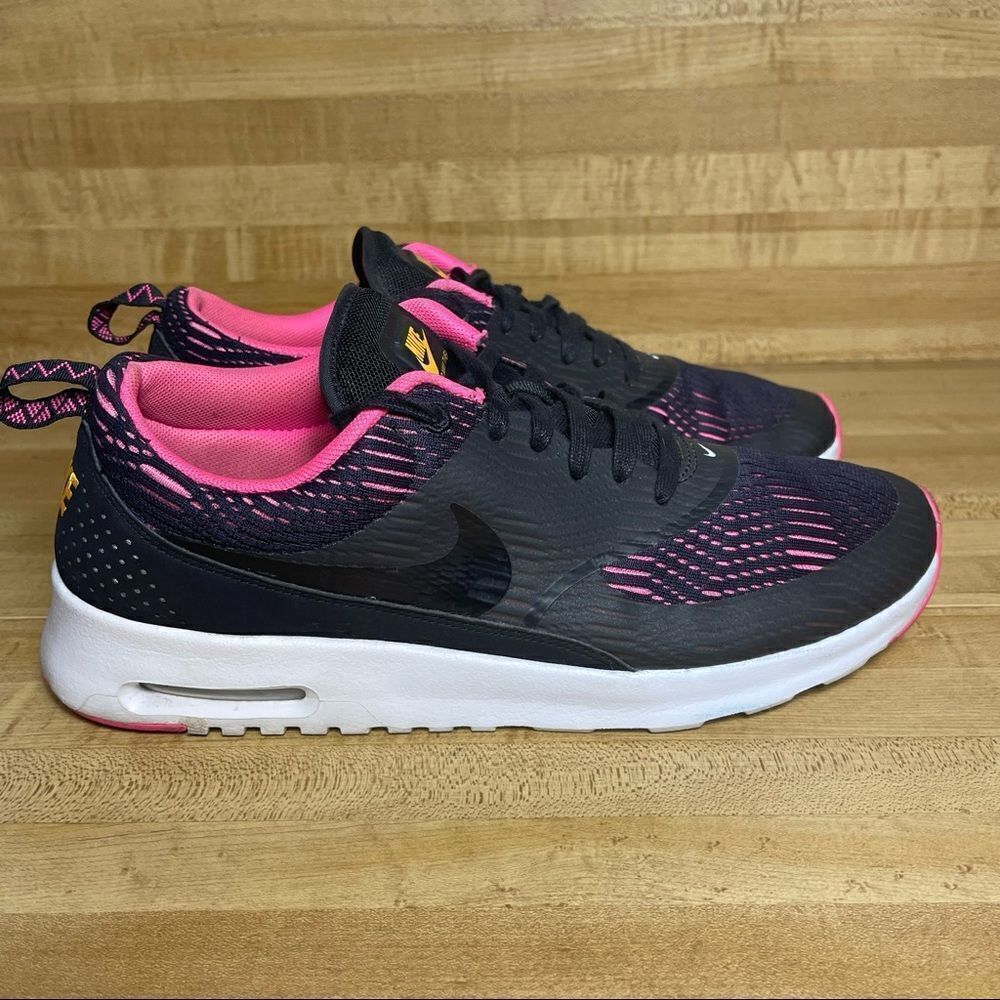 Nike Air Max Thea EM Running Training Black Pink Casual Shoes Womens Size 11‎